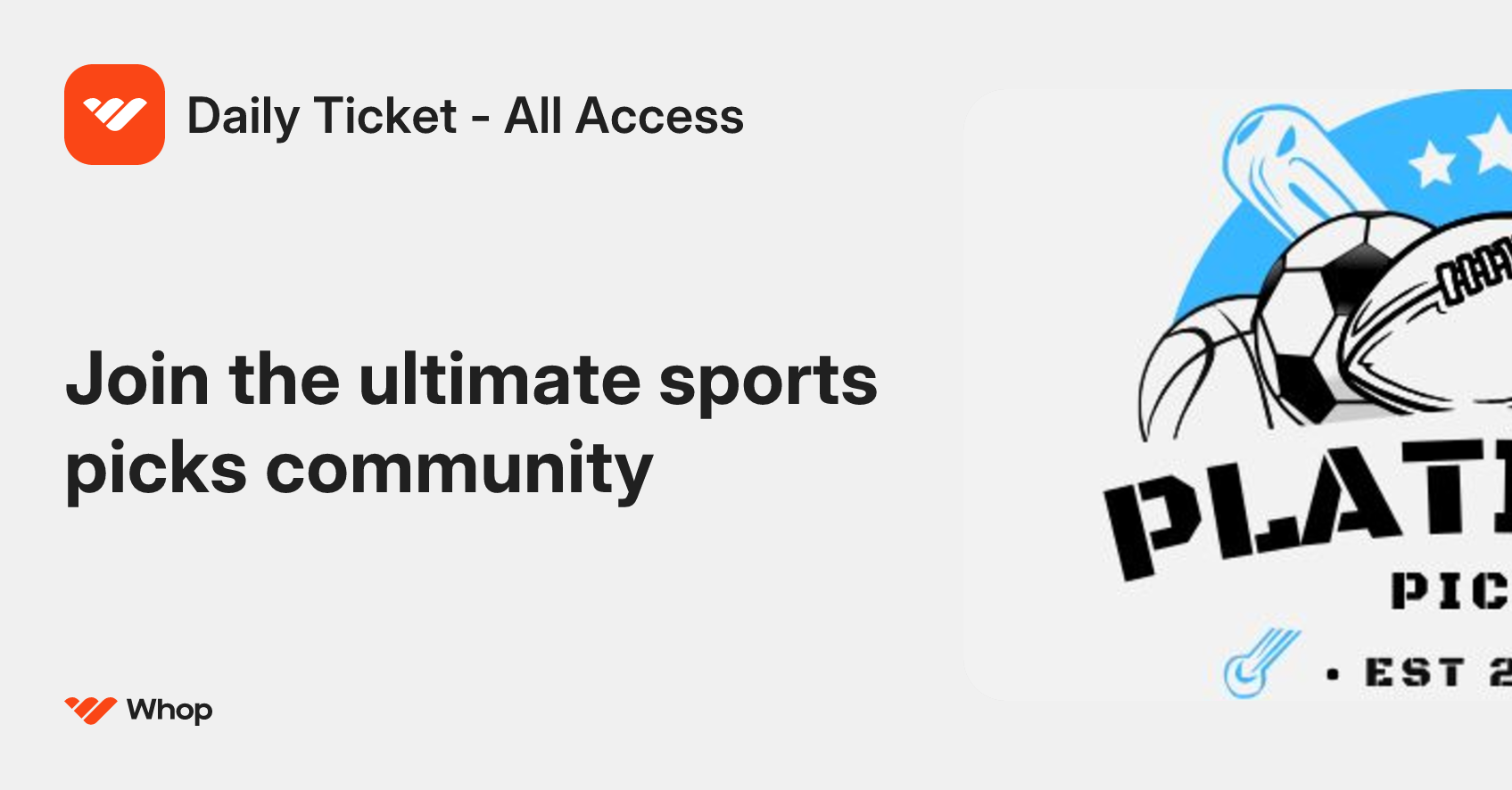 Daily Ticket - All Access | Whop