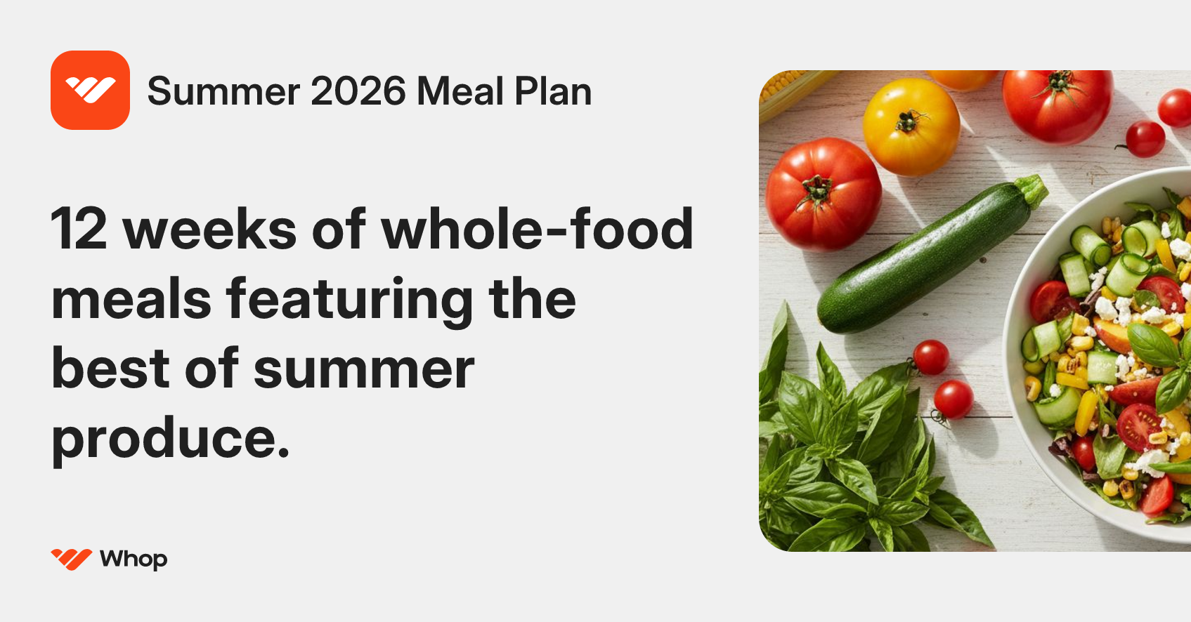 Summer 2026 Meal Plan | Whop