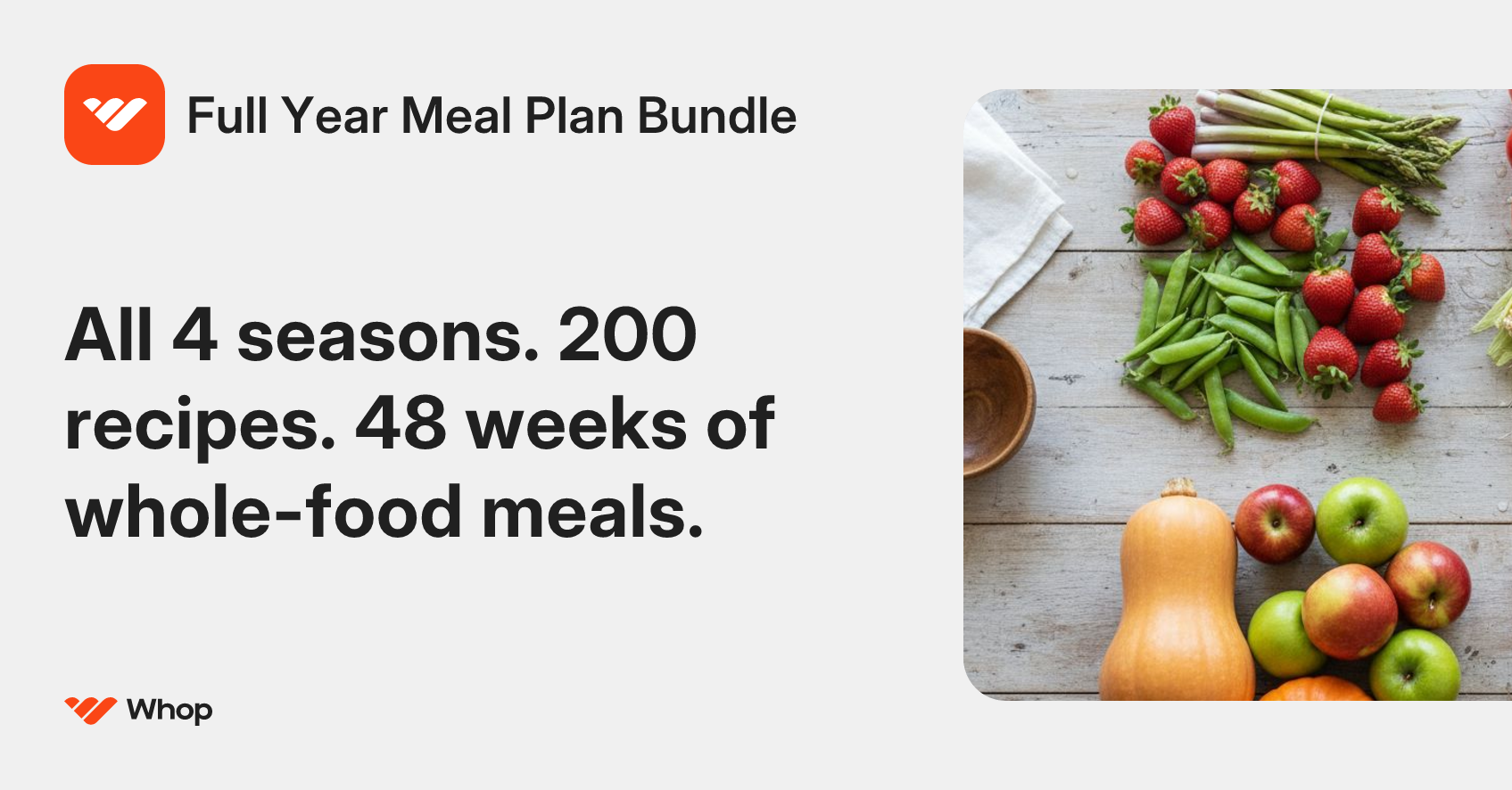 Full Year Meal Plan Bundle | Whop