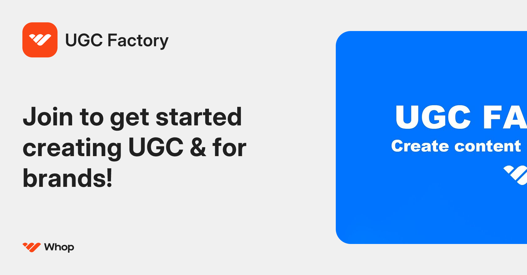 UGC Factory | Whop