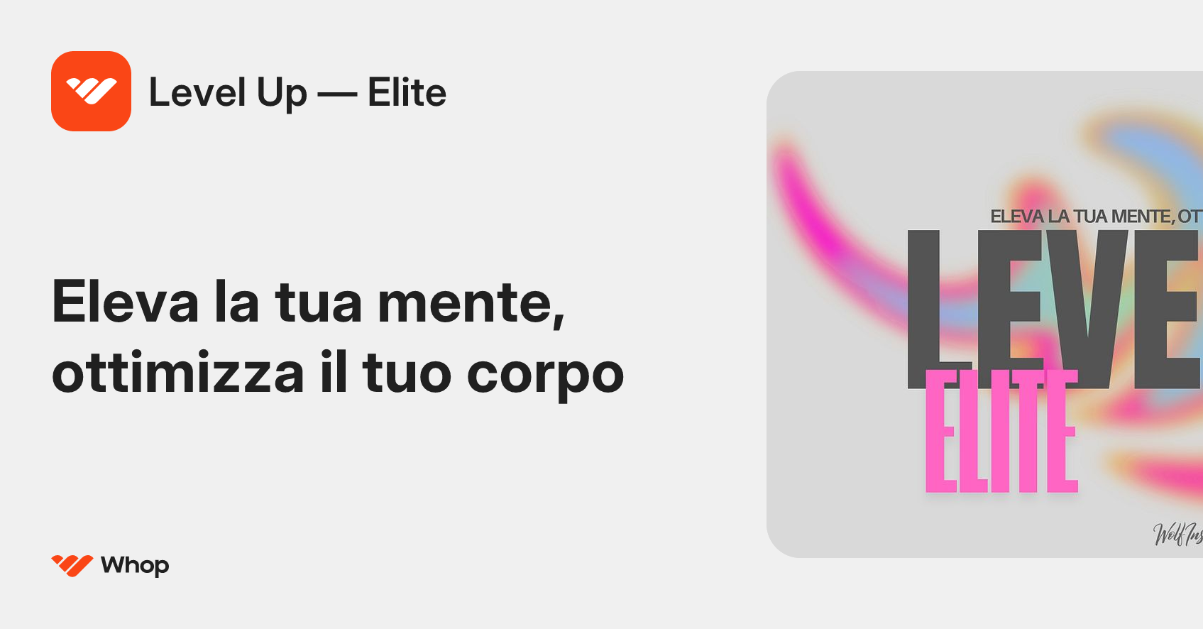 Level Up — Elite | Whop