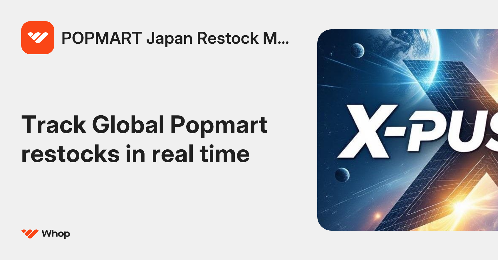POPMART Japan Restock Monitor | Whop
