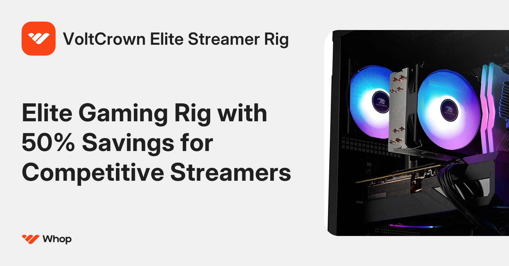 VoltCrown Elite Streamer Rig | Whop