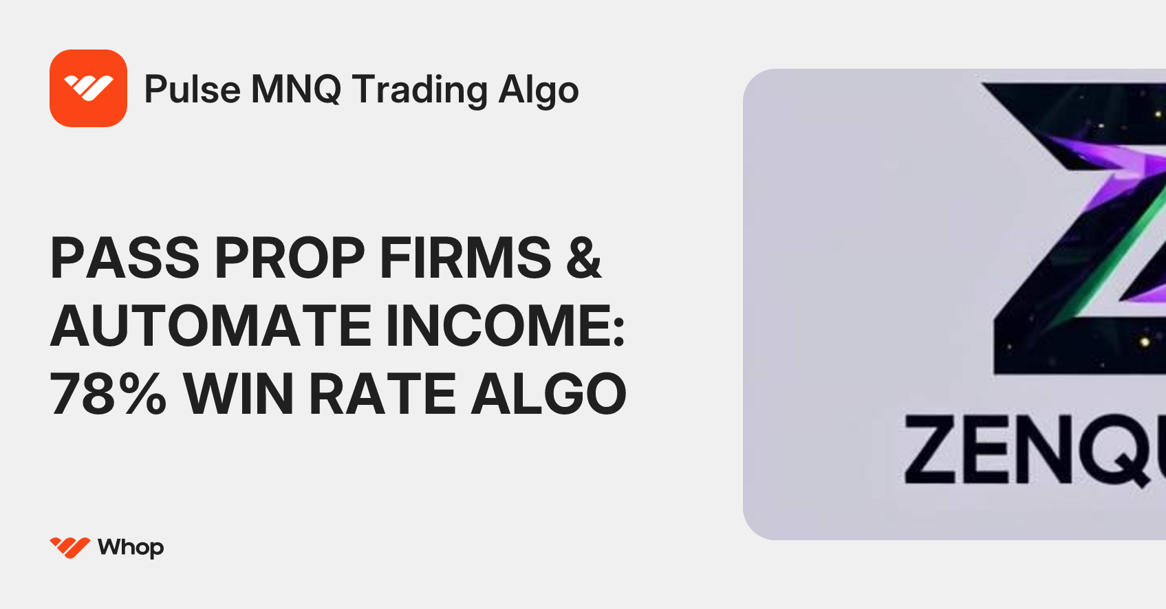 Pulse MNQ Trading Algo | Whop