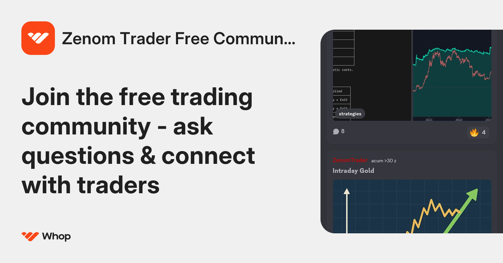 Zenom Trader Free Community | Whop