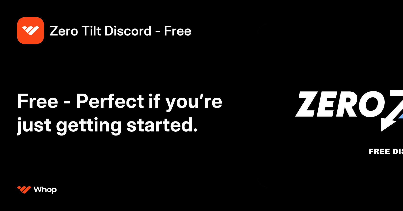 Zero Tilt Discord - Free | Whop